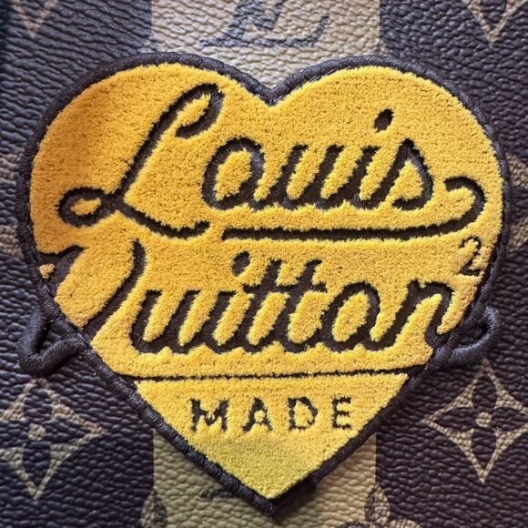 Limited Edition! LOUIS VUITTON NIGO Reverse Monogram Stripe Sac Plat - Picture 3 of 8